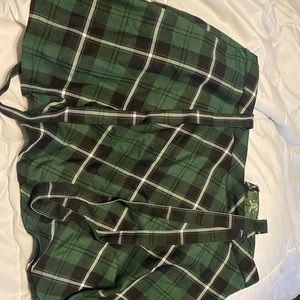 Royal Bones Skirt with suspenders